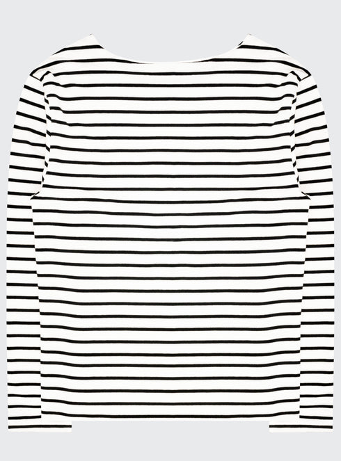Track 2 Stripe LS White - M125810HYB